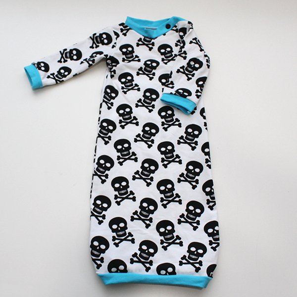 Skulls - Newborn Gown Skulls - Newborn Gown