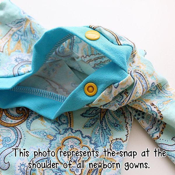 Fox Trot - Newborn Gown Fox Trot - Newborn Gown