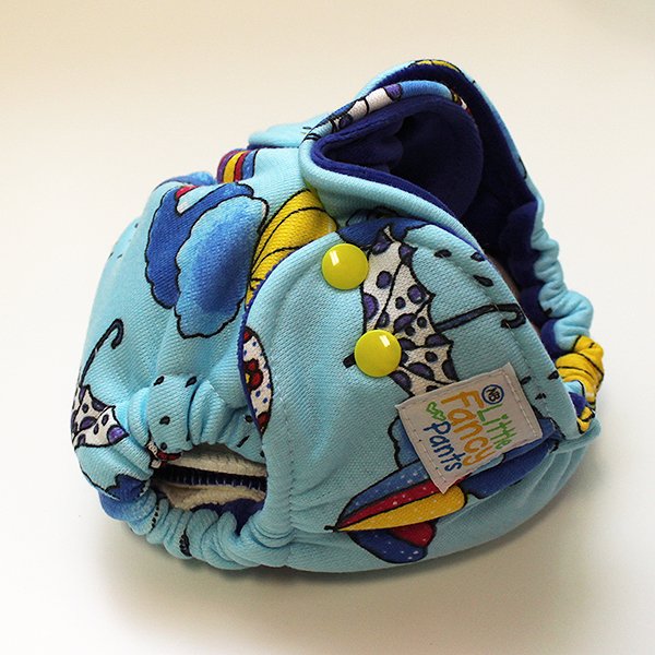 April Showers - Newborn - Royal Blue Velour