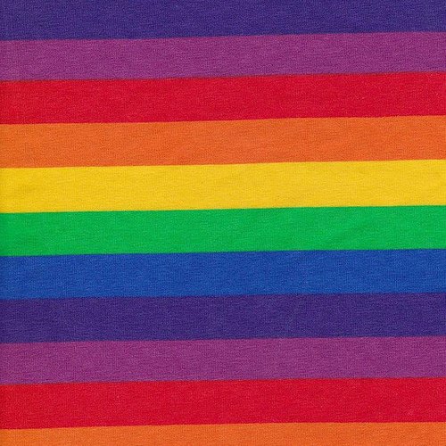 rainbow knit fabric