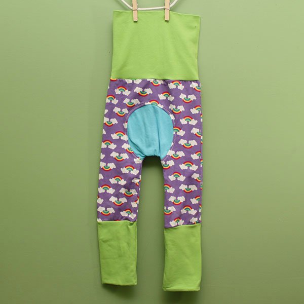Love Bums "Fancy Pants" - Midnight Oz w/ Green (Size 1) with bum circle Love Bums "Fancy Pants" - Midnight Oz w/ Green (Size 1) with bum circle